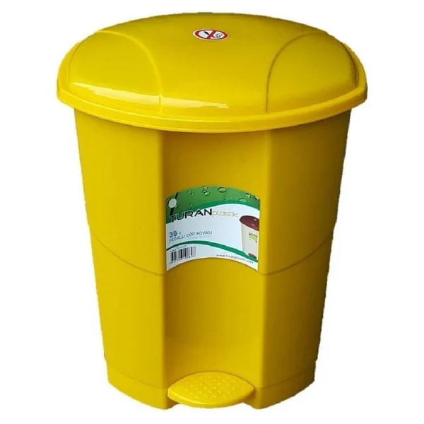 Smartware Pedallı Çöp Kovası 30 LT BEYAZ - Görsel 7