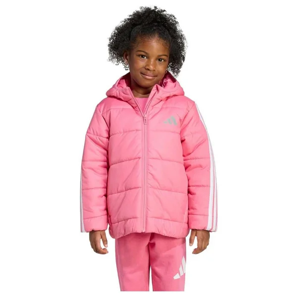 adidas Pembe Kız Çocuk Mont JL9049 LK ESS 3S JKT - Görsel 2