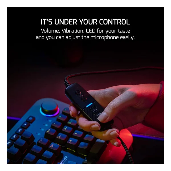 Gamepower Mihawk RGB 7.1 USB Kablolu Kulak Üstü Oyuncu Kulaklığı - Görsel 8