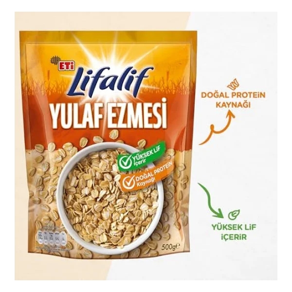 Eti Lifalif 500 Gr Yulaf Ezmesi - Görsel 7