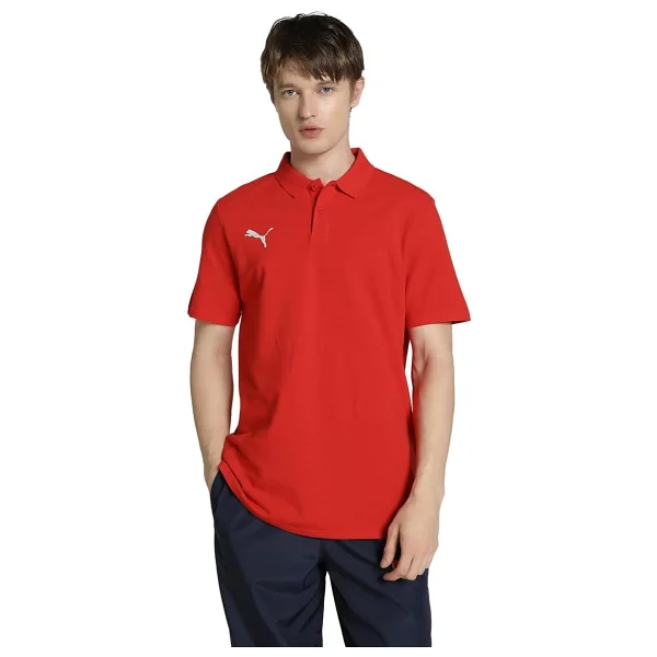 Puma Teamgoal Casuals 658605 Kısa Kollu Polo Yaka Erkek Tişört - Görsel 9