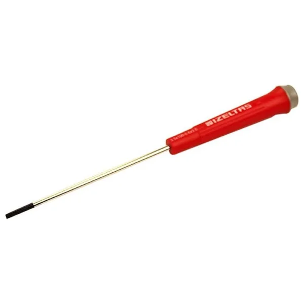 İzeltaş 4500173100 3x100 Mm Elektronikçi Klemens Düz Tornavida - Görsel 2