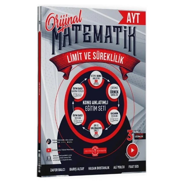 Orijinal Yayınları Ayt Matematik Limit Ve Süreklilik Konu Anlatımlı Eğitim Seti - Görsel 5