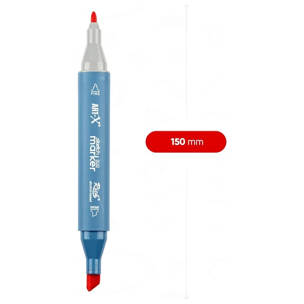 Art-X Sketch Duo 18046 12'li Çift Taraflı Marker Kalem Seti - Görsel 5