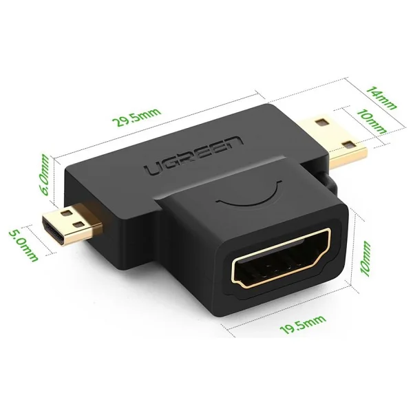 Ugreen Micro Mini Hdmı Dönüştürücü Adaptör - Görsel 3