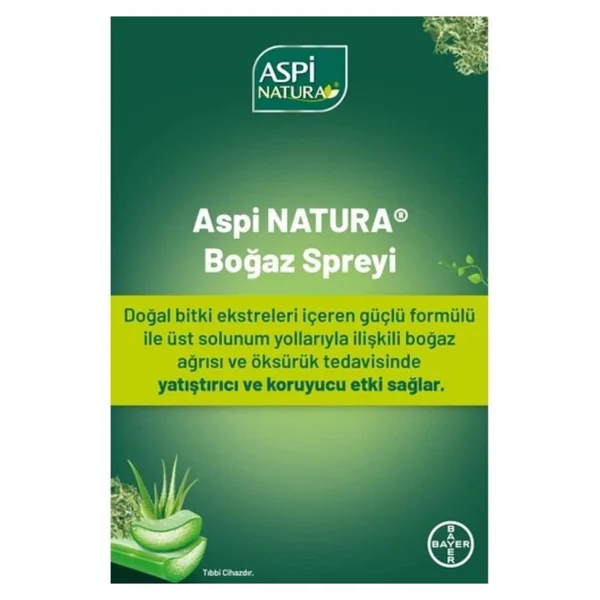 Aspinatura Nane-Limon Aromalı Boğaz Spreyi 20 Ml - Görsel 4