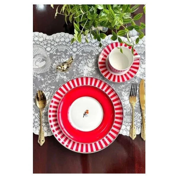 Acar Prilla Ncy-07081 19 Parça 6 Kişilik Pasta Takımı - Görsel 4