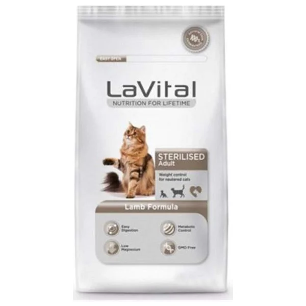 Lavital Somonlu 12 Kg Kısırlaştırılmış Yetişkin Kedi Maması - Görsel 6