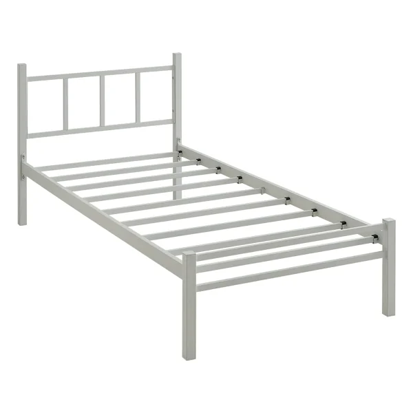 Unimet Titan Tek Kişilik Metal Karyola - Beyaz (90X190-90X200) (90x200) - Görsel 5
