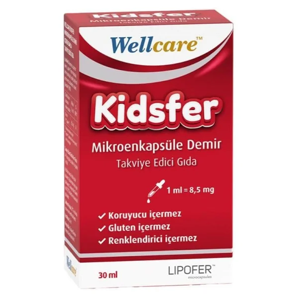 Wellcare Kidsfer Mikroenkapsüle Demir 30 ml Damla - Görsel 3