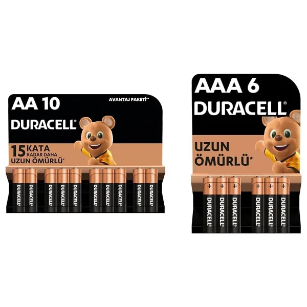 Duracell Lr6/Mn1500 10'lu Alkalin Aa Kalem Pil - Görsel 9