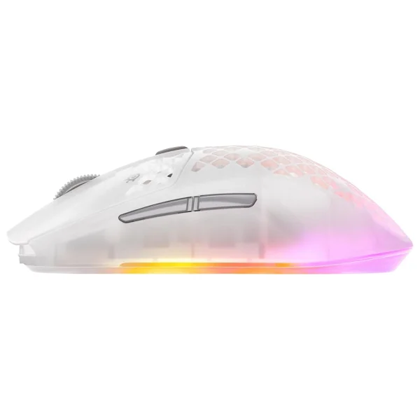 Steelseries Aerox 3 Wireless Gen 2 4K Ghost RGB Şarjlı Ergonomik Optik Kablosuz Oyuncu Mouse - Görsel 7