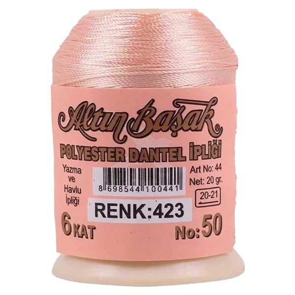 3 Adet Altınbaşak Oya Ve Dantel İpi 20 Gr - Royaleks - No: 423 - Görsel 3
