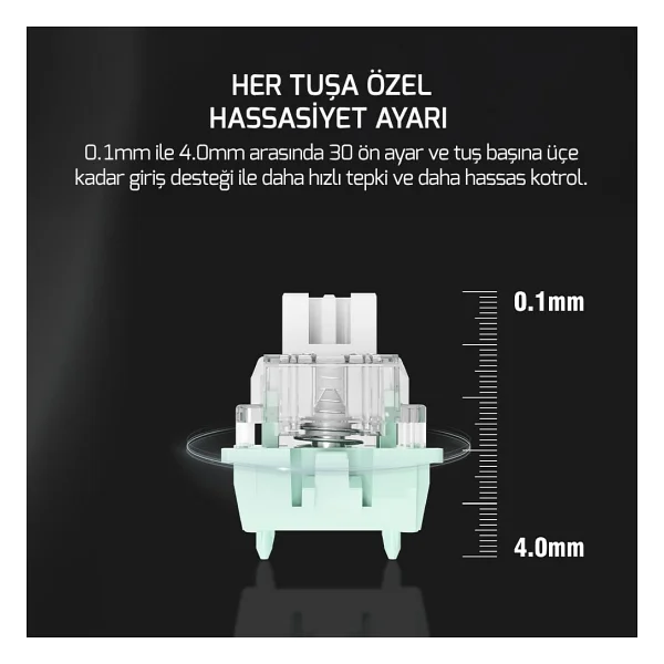 Gamepower Nexa He60 1k RGB Tkl Magnetic Switch Kablolu Oyuncu Klavyesi - Görsel 6