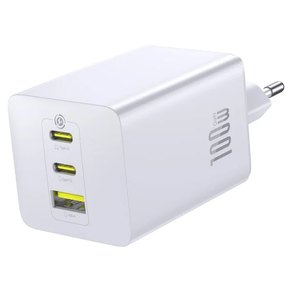 Baseus Enerfill Fe11 100 W Beyaz Hızlı Şarj Adaptörü - Görsel 8