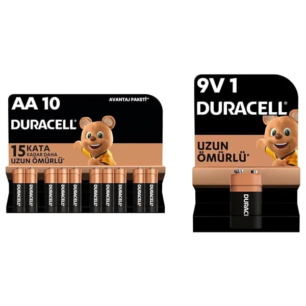 Duracell Lr6/Mn1500 10'lu Alkalin Aa Kalem Pil - Görsel 10