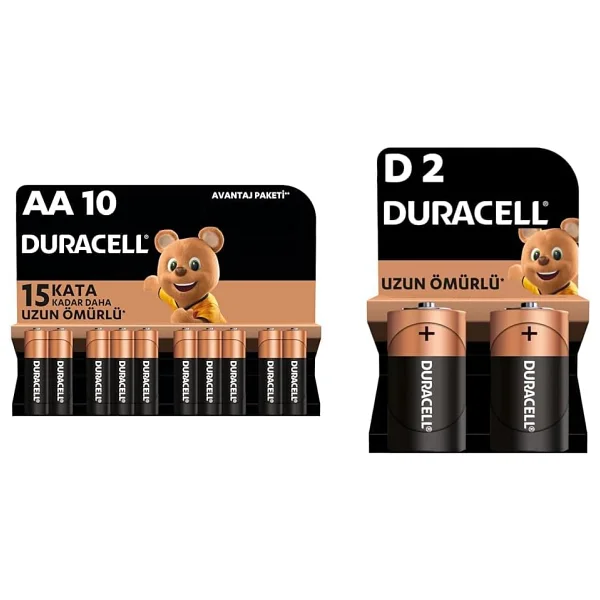 Duracell Lr6/Mn1500 10'lu Alkalin Aa Kalem Pil - Görsel 8