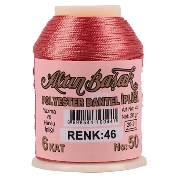3 Adet Altınbaşak Oya Ve Dantel İpi 20 Gr - Royaleks - No: 046 - Görsel 3