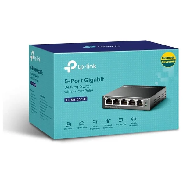 Tp-Link Tl-Sg1005lp 5 Port 10/100/1000 Mbps Gigabit Switch - Görsel 9