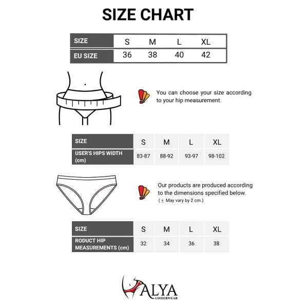 ALYA UNDERWEAR Basic Lazer Kesim Kadın Bikini Külot Dikişsiz Kadın Slip - Ultra Esnek ve Rahat 6'lı Paket A08 M - Görsel 5