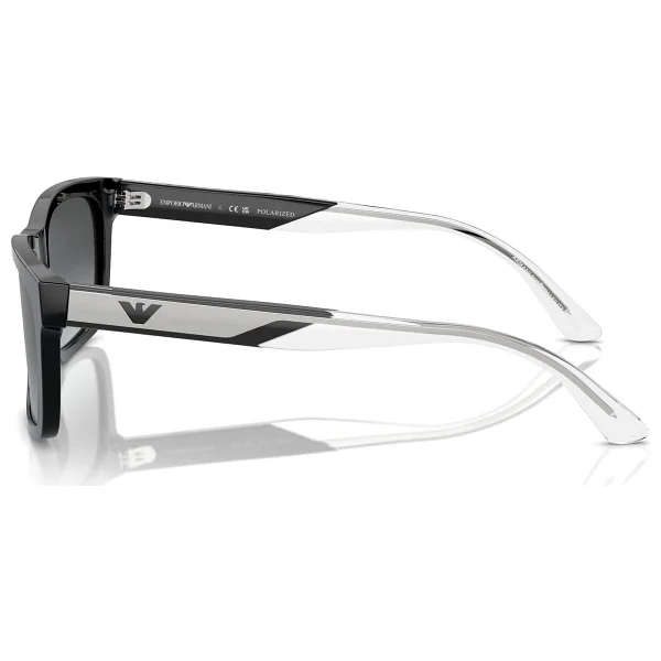 Emporio Armani Ea4224 5017t3 Black-Dark Grey Polarize Erkek Güneş Gözlüğü - Görsel 3