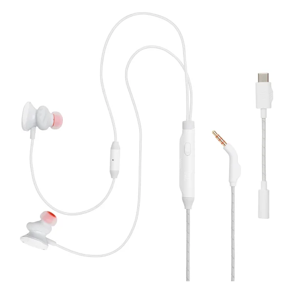 Jbl Quantum 50 Beyaz Type-C Kablolu Kulak İçi Oyuncu Kulaklığı - Görsel 6