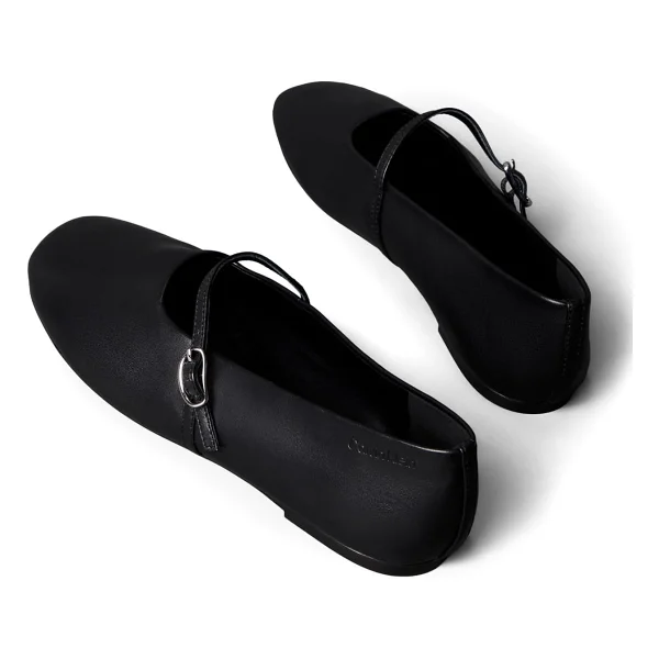 Calvin Klein Deri Logolu Kare Burun Babet Hw0hw02847beh Bayan Babet Hw0hw02847 Beh - Görsel 3