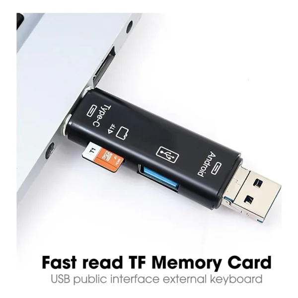 Daytona A-5068 Type-C To USB 3.0 Flash Otg Veri Aktarım Sd Tak Çalıştır Kart Okuyucu Çevirici - Görsel 5