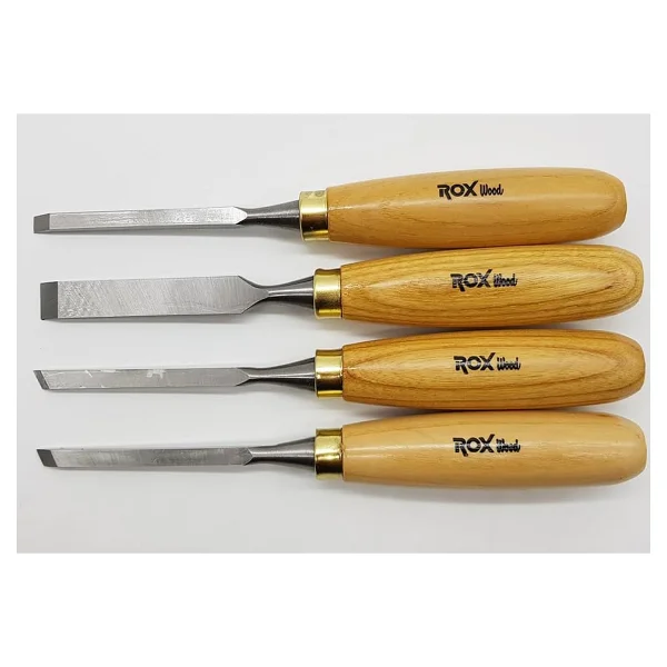 Rox Wood 15399086 12 Parça Ahşap Kutulu Oyma Iskarpela Seti - Görsel 3