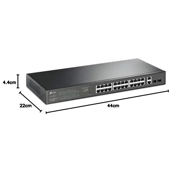 TP-LINK Omada TL-SG1428PE 28-Port Gbit Smart Swt - Görsel 9