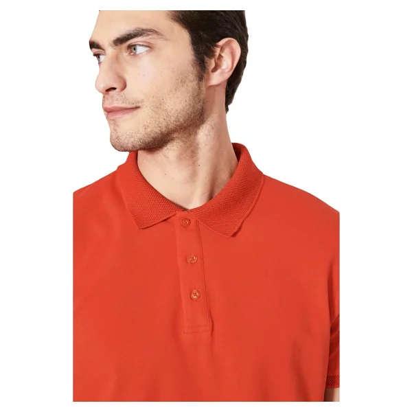 Altınyıldız Classıcs Slim Fit Dar Kesim Polo Yaka%100 Pamuk Kısa Kollu Tişört, Renk Nar Çiçeği, Beden M - Görsel 4