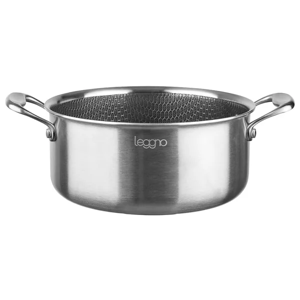 Leggno Elite Pro 3Ply Petek Dokulu 28 cm Derin Tencere - Görsel 3