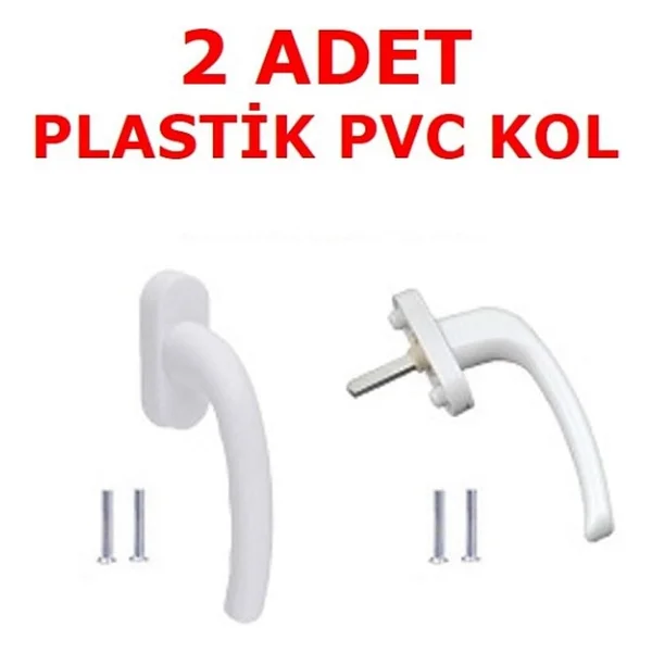 Pvc Pimapen Kapı Pencere Kolu 1 Çift - Görsel 2