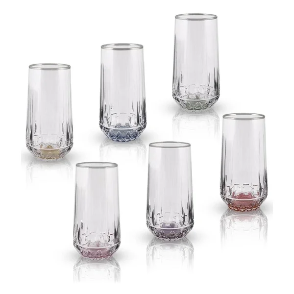 Aryıldız Fiona Platin 300 ml 6'lı Meşrubat Bardağı - Görsel 5