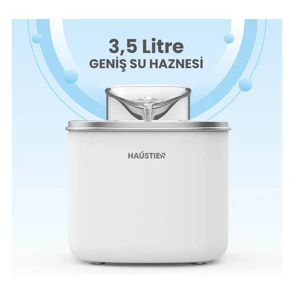 Haustier WF007L 3.5 lt Otomatik Kedi Su Pınarı - Görsel 4