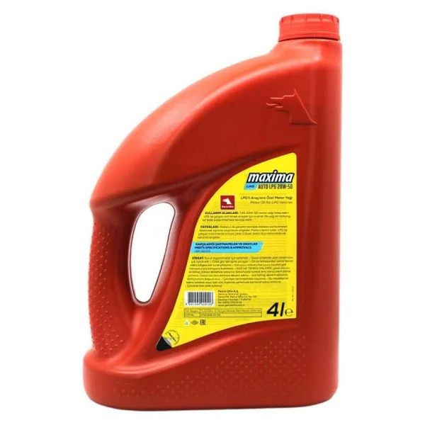 Petrol Ofisi Maxima Auto Lpg 20w-50 4 Lt Motor Yağı - Görsel 4
