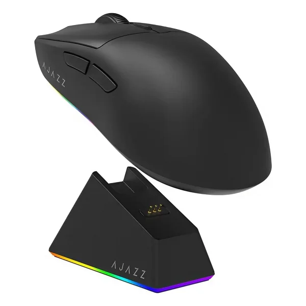 Ajazz Aj139 V2 MC Siyah Şarjlı Optik Kablolu/Kablosuz Oyuncu Mouse - Görsel 5