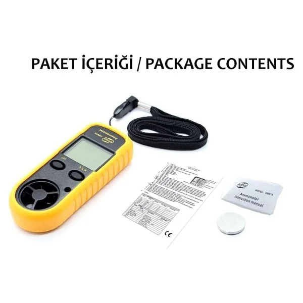 Benetech Gm816 Anemometre - Görsel 5