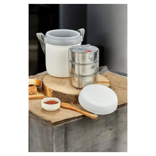 Cooker CKR-3146 1.2 lt Çelik Yemek Termosu - Görsel 2