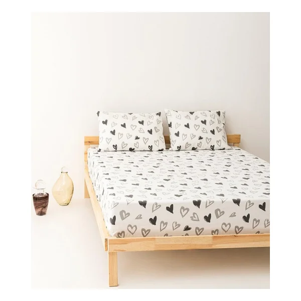 Soley Mix & Match Lover %100 Pamuk Çift Kişilik Çarşaf Seti - Görsel 2