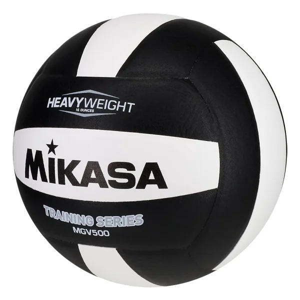 Mikasa MGV500 Heavy Weight Training Indoor Volleyball, Black/White - Görsel 8