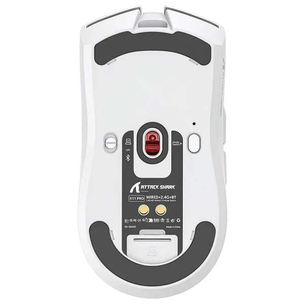 Attack Shark X1 Beyaz Şarj İstasyonlu Kablosuz Oyuncu Mouse - Görsel 9