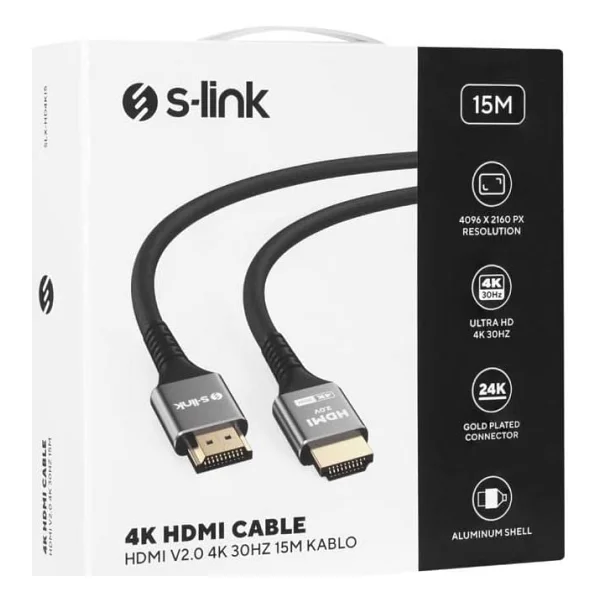 S-Link Slx-Hd4k15 15 M 4K Hdmı Kablo - Görsel 4