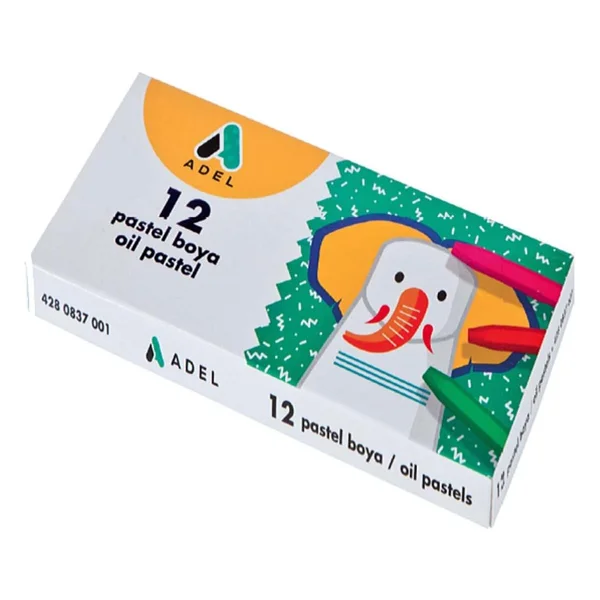 Adel Çantalı 18'li Pastel Boya - Görsel 2