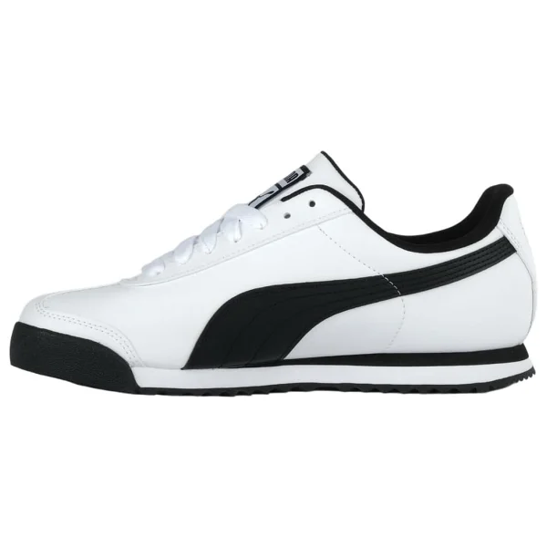 Puma Roma Basic 353572-04 Beyaz-Siyah Erkek Spor Ayakkabı - Görsel 2
