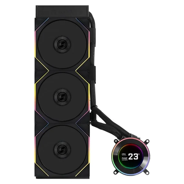 Lian Li Hydroshift Iı Lcd-C 360tl G89.Ghs2lcd36tb.00 Siyah İşlemci Sıvı Soğutucu - Görsel 2