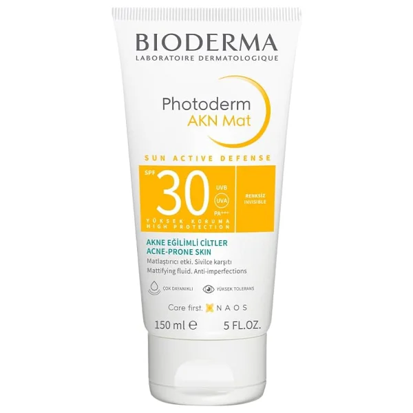 Bioderma Photoderm AKN Mat 150 ml 30 Faktör Güneş Kremi - Görsel 5
