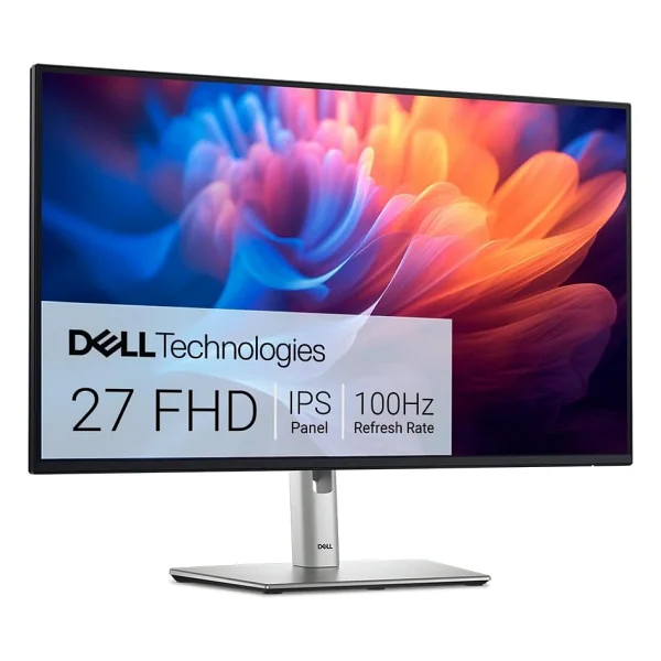 Dell P2725H 27'' 5MS 100Hz 1920x1080 HDMI/DP/VGA/Type-C Pivot IPS LED Monitor - Görsel 2