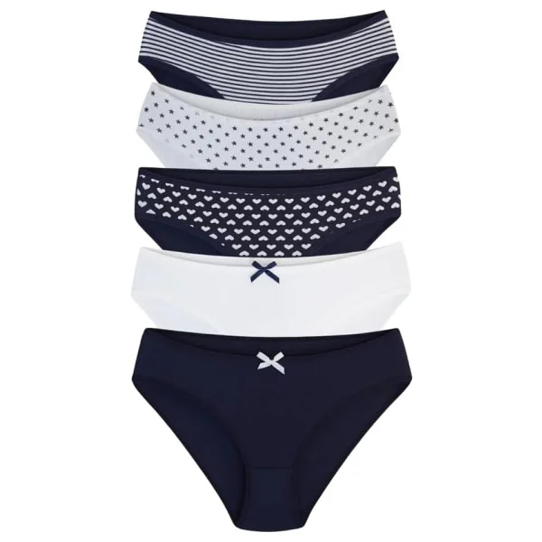 Alya Underwear Kız Çocuk Külot, Pamuklu, Rahat Kız Çocuk Slipleri 10'lu Paket (X27, 12-13 Yaş) - Görsel 10