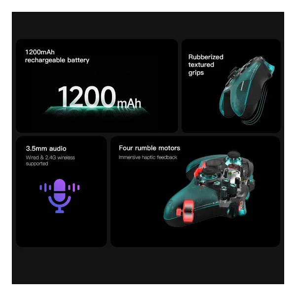 Gamesir G7 Pro 8K PC Aimlabs Edition Kablolu/Kablosuz Oyun Kolu - Görsel 4